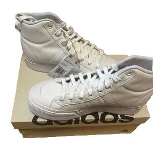 Adidas Bravada 2.0 Mid Platform Skateboarding Shoe Womens Sz 8.5 White New NWB